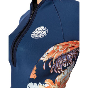 Rip Curl Donna G-bomb 1mm Neoprene Giacca Wve6kw - Navy