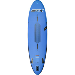 2021 Stx Freeride 10'6 Opblaasbaar Stand Up Paddle Board Pakket - Board, Tas, Paddle, Pump & Leash - Blauw / Oranje