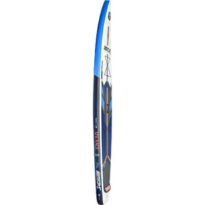 2020 STX Touring 12'6 Inflatable Stand Up Paddle Board Package - Board, Bag, Paddle, Pump & Leash - Blue / Orange