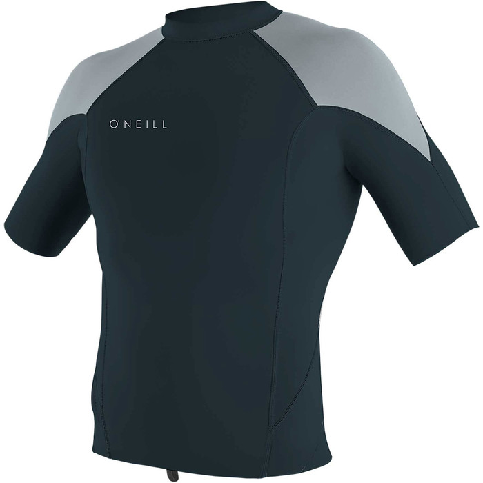 Slate Cool O'Neill Mens Reactor II 1mm Neoprene Wetsuit Short Sleeve Top 