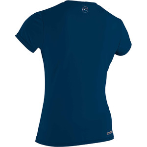 2020 O'Neill Dames Premium Skins Sun Shirt Met Korte Mouwen 5302 - Abyss