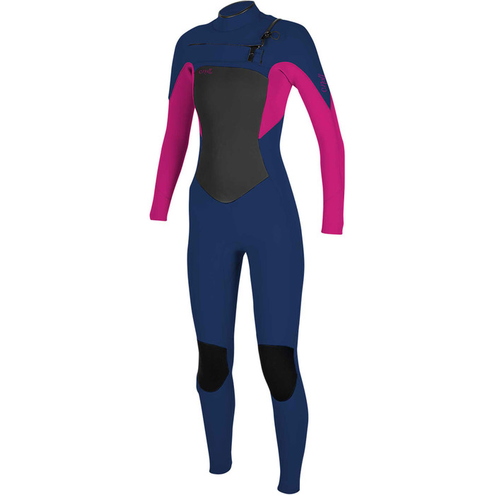 2020 O'Neill Youth Epic 5/4mm Chest Zip GBS Wetsuit 5372 - Navy / Berry