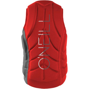 2020 O'Neill Youth Slasher Comp Impact Vest 4940Beu - Graphite / Rouge