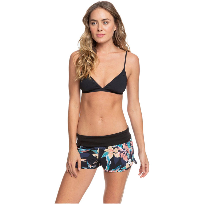 2020 Roxy Shorts De Verano Sin Fin Para Mujer Con Estampado Erjbs03153 - Anthractie Tropico