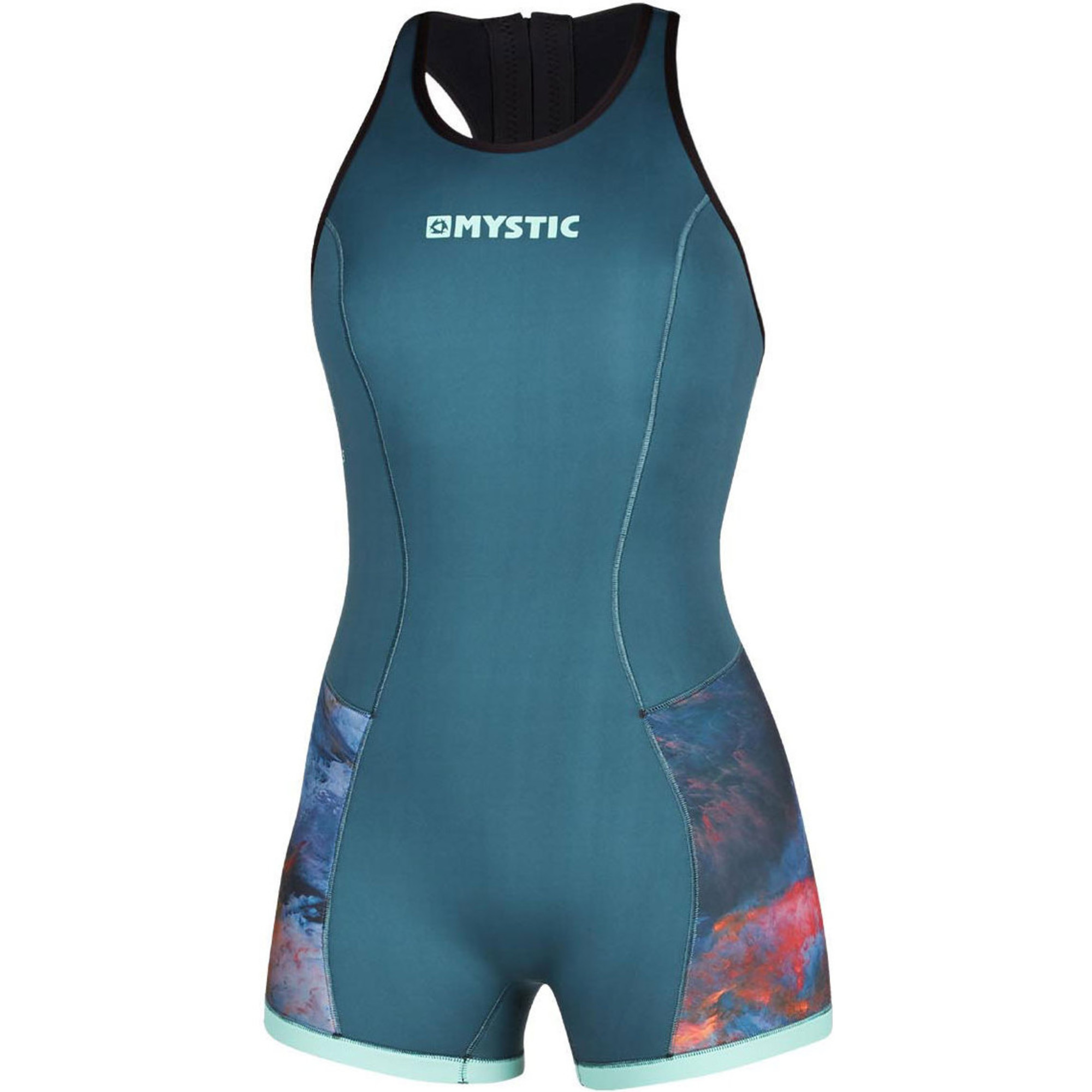 2020 Mystic Womens Diva 2mm Short Jane Wetsuit 200074 Teal Wetsuits