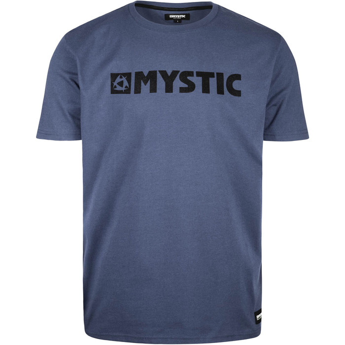 2020 Mystic Mens Brand T-Shirt 190015 - Denim Blue