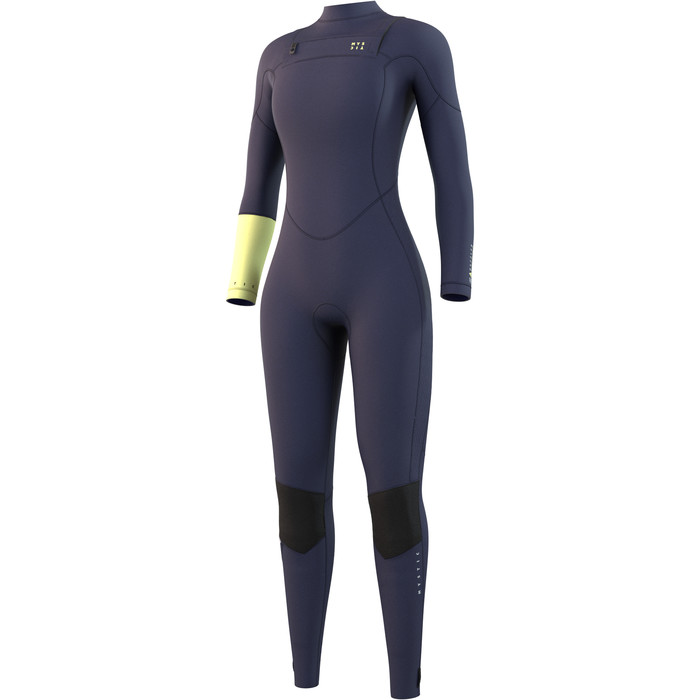 2024 Mystic Womens Dazzled 3/2mm Double Front Zip Wetsuit 35000220094 - Night Blue
