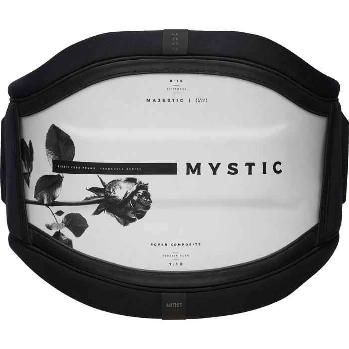 2021 Mystic Majestic Kite Waist Harness No Bar 210125- White