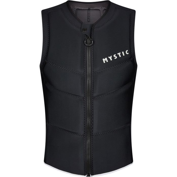 2022 Mystic Junior Star Front Zip Impact Vest 210122 - Black