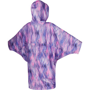 2021 Mystic Womens Changing Robe / Poncho 210137 - Black / Purple