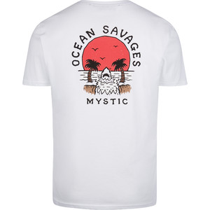 2021 Mystic Sundowner T-shirt Herr 210219 - Vit