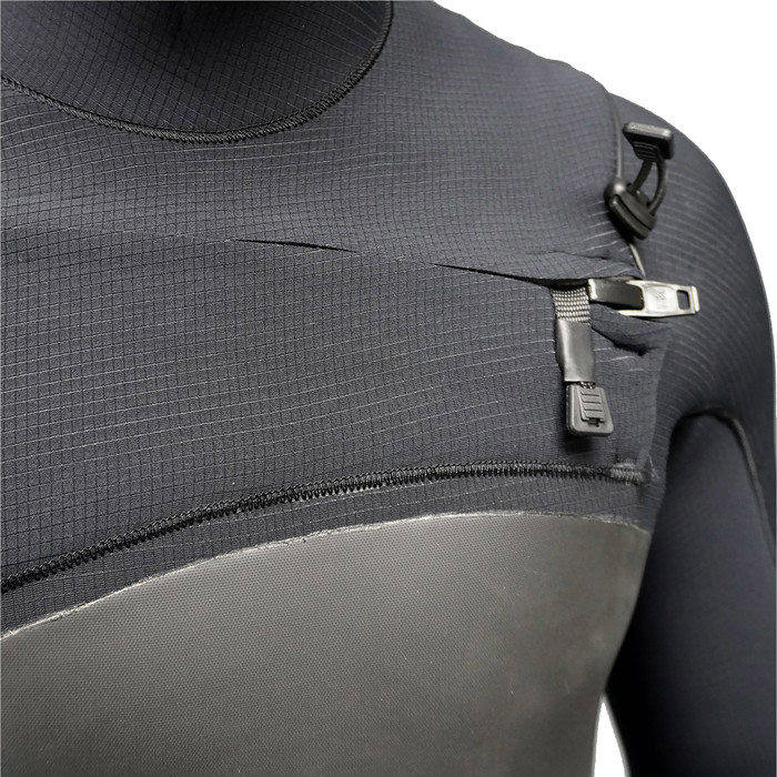 2023 Xcel Mens Infiniti X2 6/5mm Chest Zip Hooded Wetsuit MQ65ZH202 - Black