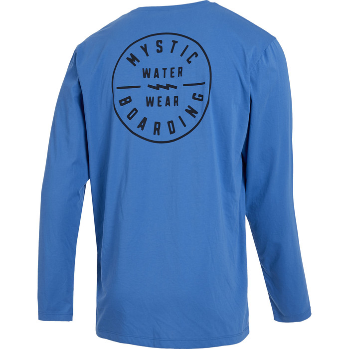 2024 Mystic Mens Boarding Long Sleeve Quickdry Shirt 35001220282 - Blue Sky
