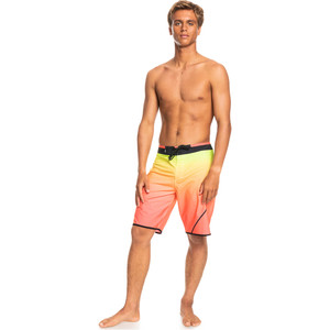 2022 Quiksilver Surfsilk New Wave 20" Boardshorts Para Hombre Eqybs04664 - Coral Fiero
