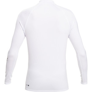 2023 Quiksilver Mens All Time Long Sleeve Rash Vest EQYWR03357 - White