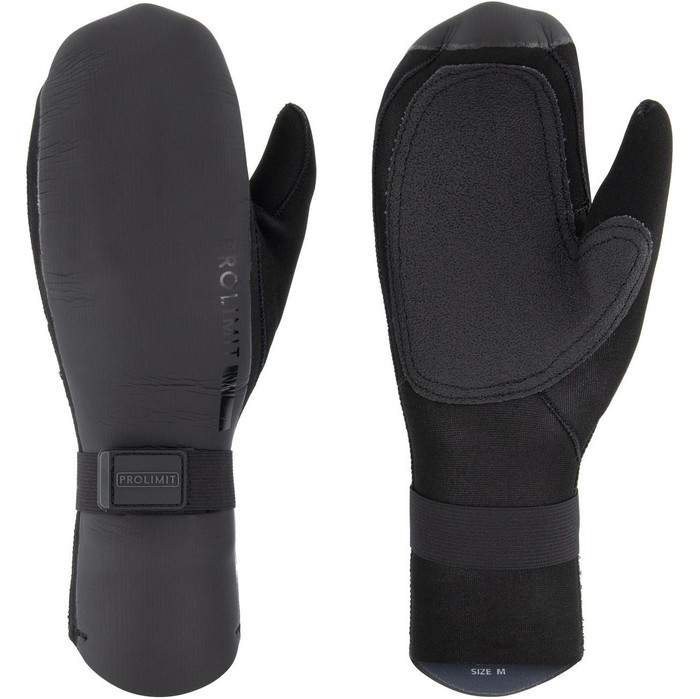 2023 Prolimit 3mm Close Palm Direct Grip Mittens 00185 - Black