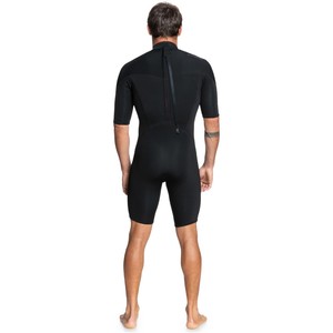 2022 Quiksilver Hombres Everyday Sessions 2mm Gbs Back Zip Shorty Neopreno EQYW503027 - Black