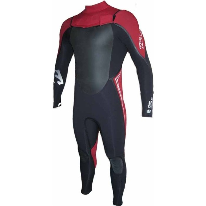 BILLABONG 3m フルスーツ ワインレッド・黒 Billabong Solution Gold 3/2mm BackZip Sealed Wetsuit Black