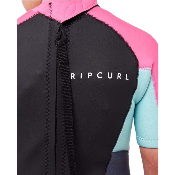 Rip Curl - Boy's Omega Back Zip - Traje de neopreno - Pink | 14 (US)