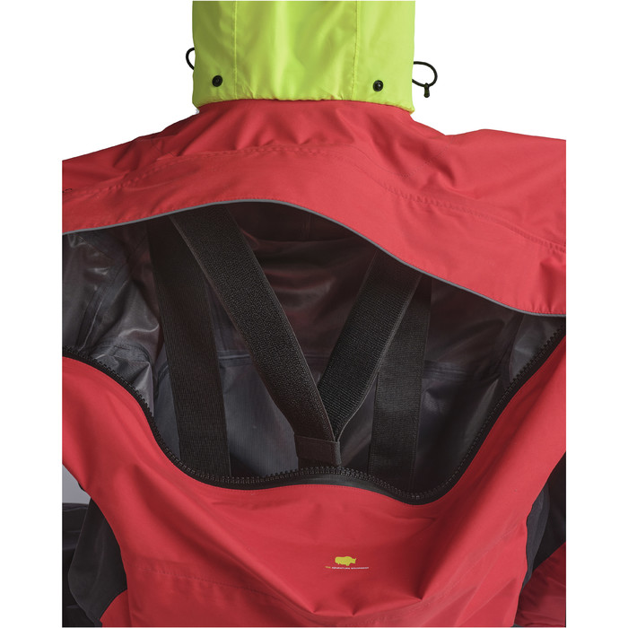 2024 Yak Strata Kayak Drysuit with Con Zip 6585 - Red / Black