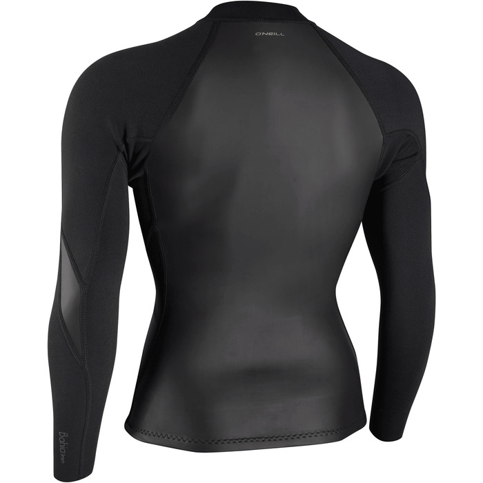 2023 O'Neill Womens Bahia 1.5mm Full Zip Wetsuit Jacket 4933 - Black