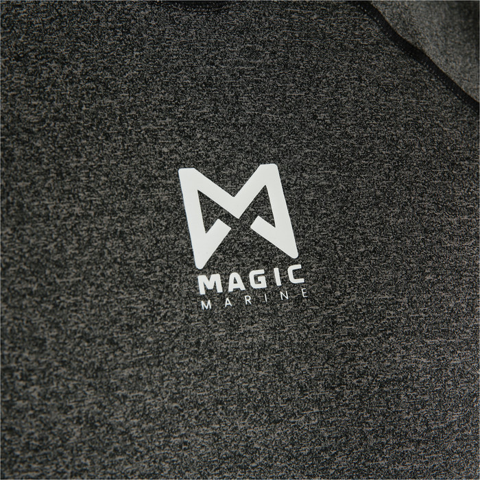 2023 Magic Marine Da Uomo Cube Short Sleeve Lycra Vest MMMCSSRV - Black
