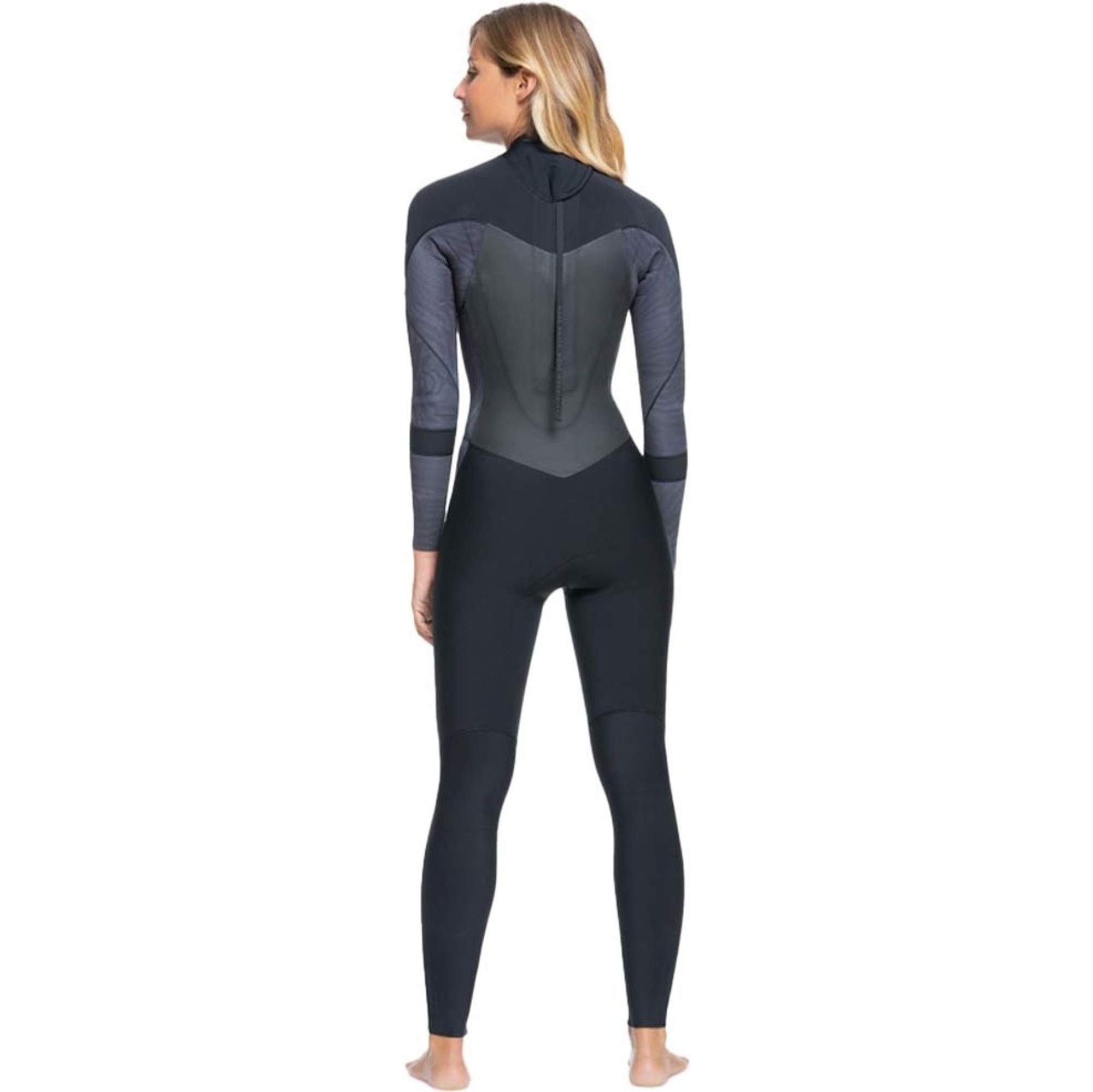 2022 Roxy Womens Syncro 3/2mm Back Zip Wetsuit ERJW103087 - Jet / Black ...