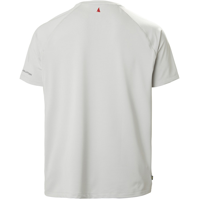 2024 Musto Uomo Evolution T-shirt Manica Corta Sunblock 2.0 81154 - Platino