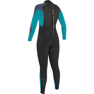 2018 O'Neill Youth Girls Epic 5 / 4mm Bagside GBS Wetsuit Black / Mist 4219G