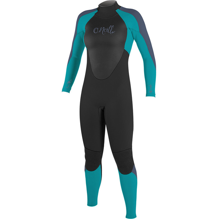 2018 O'Neill Youth Girls Epic 5 / 4mm Bagside GBS Wetsuit Black / Mist 4219G