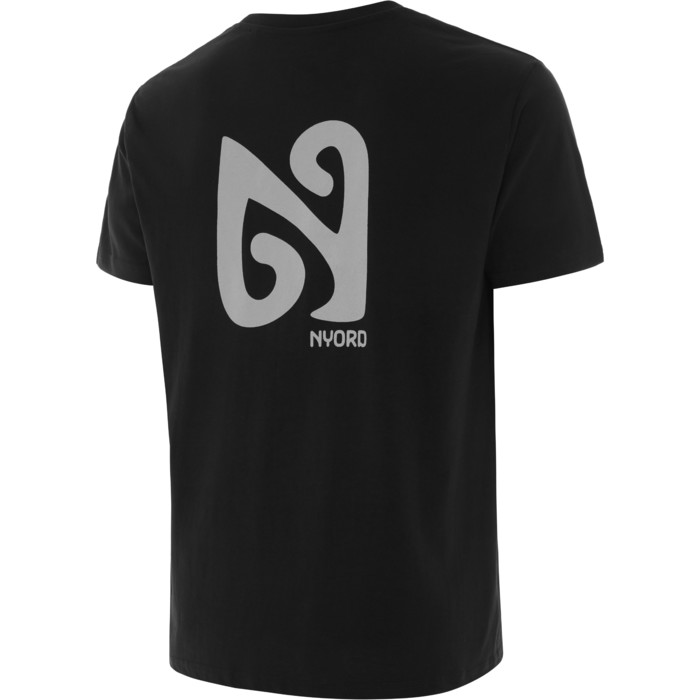 2024 Nyord Logo T-shirt Sx087 - Sort Charcoal