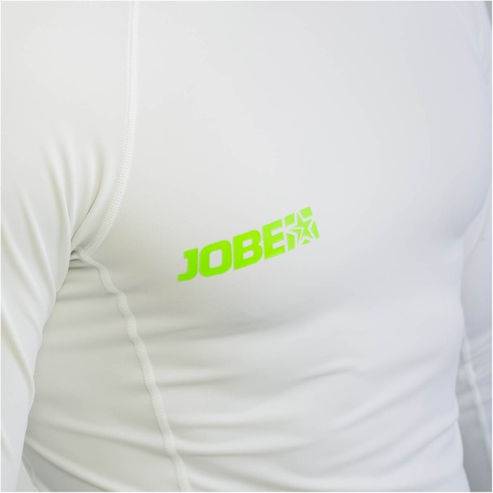 2024 Jobe Mens Long Sleeve Rash Vest 544023002 - White