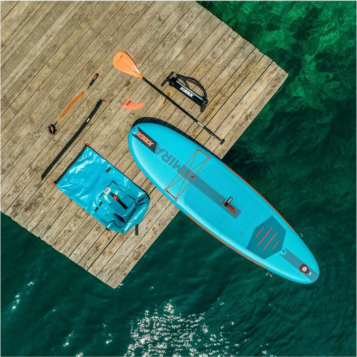 2024 Jobe Mira 10'0 Inflatable Sup Paddle Board Package 486423002 - Planche, Sac, Pompe, Pagaie Et Leash
