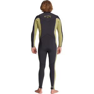 2024 Billabong Hombres Absolute 3/2mm Gbs Chest Zip Neopreno ABYW100192 - Cactus