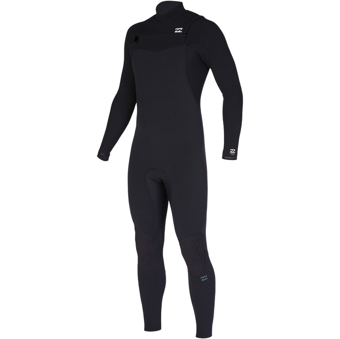 2023 Billabong Mens Furnace Comp 4/3mm Chest Zip Wetsuit ABYW100179 - Black
