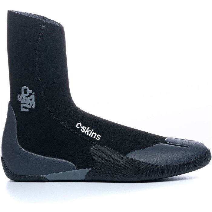 2024 C-Skins Legend 5mm Round Toe Boots C-BOLERT - Black / Charcoal