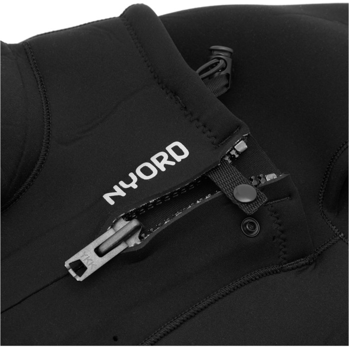 2024 Nyord Mens Furno Ultra Plus 5/4mm Chest Zip Vddragt FUPM54001 - Black