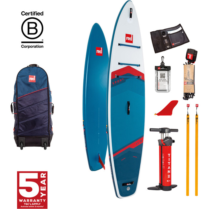 2024 Red Paddle Co 11'0'' Sport MSL Stand Up Paddle Board , Bag & Pump 001-001-002-0058 - Blue