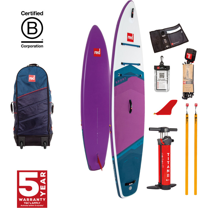 2024 Red Paddle Co 11'0'' Sport MSL Stand Up Paddle Board , Zak & Pomp 001-001-002-0059 - Purple