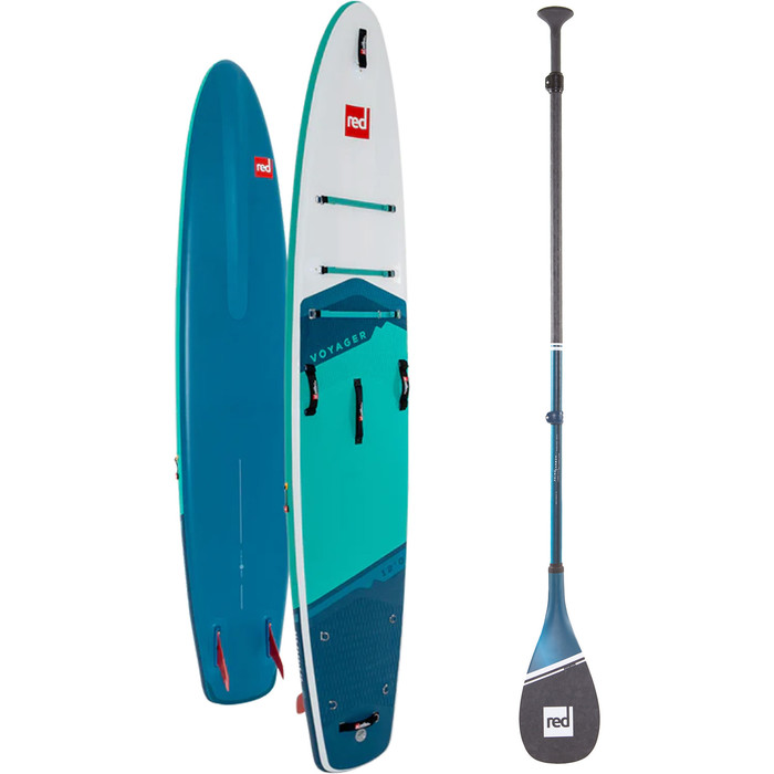 2024 Red Paddle Co 12'0'' Voyager MSL Stand Up Paddle Board E Prime Paddle Leggero 001-001-002-0063 - Blue
