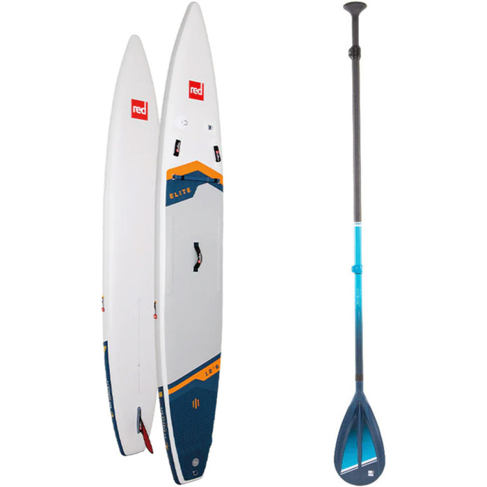 2024 Red Paddle Co 12'6'' Elite MSL Stand Up Paddle Board & Hybrid Tough Paddle 001-001-003-0037  White