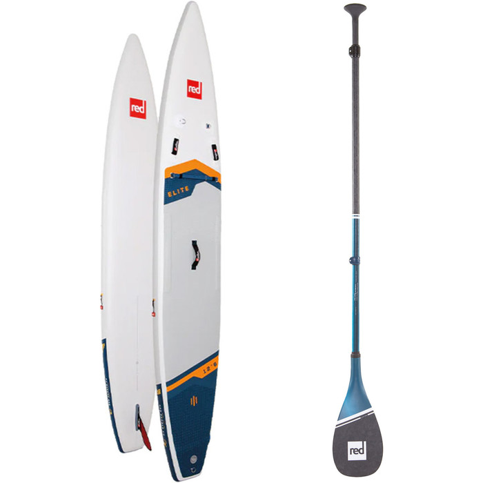 2024 Red Paddle Co 12'6'' Elite MSL Stand Up Paddle Board & Prime Pala Ligera 001-001-003-0037 - White
