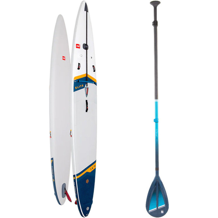 2024 Red Paddle Co 14'0'' Elite MSL Stand Up Paddle Board & Hybrid Tough Paddle 001-001-003-0035  White