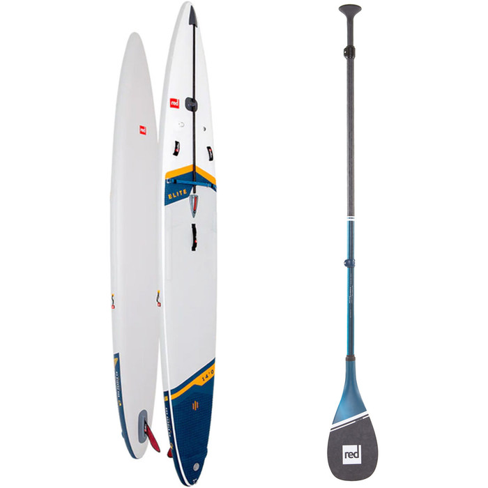 2024 Red Paddle Co 14'0'' Elite MSL Stand Up Paddle Board Et Pagaie Lgre Prime 001-001-003-0035 - White
