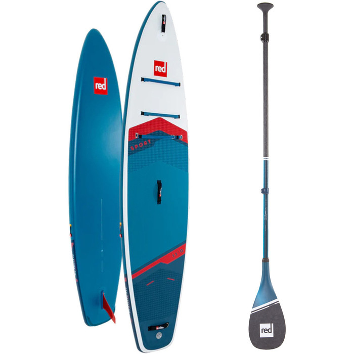 2024 Red Paddle Co 11'0'' Sport MSL Stand Up Paddle Board Et Pagaie Lgre Prime 001-001-002-0058 - Blue