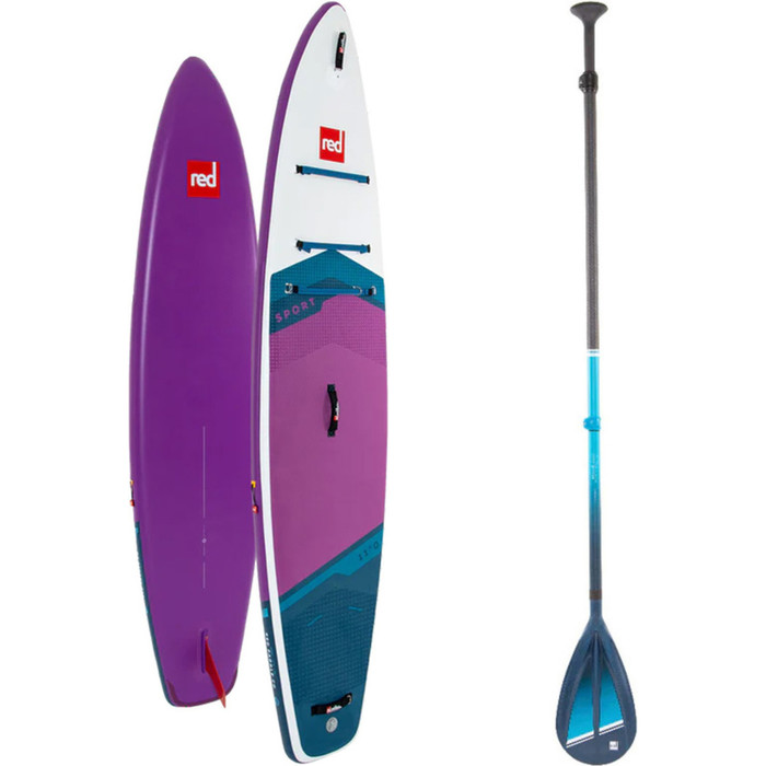 2024 Red Paddle Co 11'0'' Sport MSL Stand Up Paddle Board & Hybrid Stoere Peddel 001-001-002-0059 -.. Purple