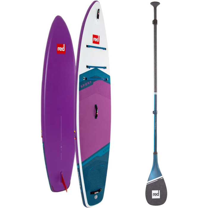 2024 Red Paddle Co 11'0'' Sport MSL Stand Up Paddle Board & Prime Lightweight Paddle 001-001-002-0059 - Purple