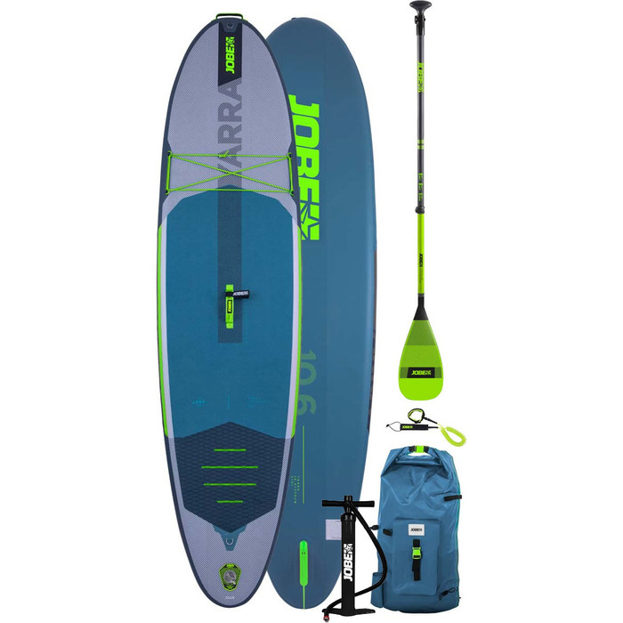 2022 Jobe Aero Yarra 10'6 Stand Up Paddle Board Package 486422001 - Planche, Sac, Pompe, Pagaie Et Laisse