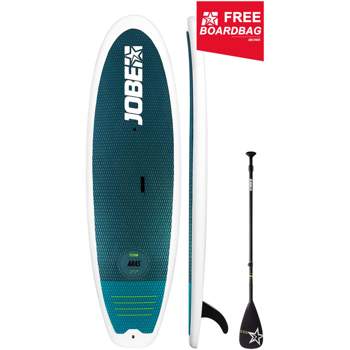 2019 Jobe Titan Aras 8'6 "Stand Up Paddle Board INC 3-teiliges Fiberglas Paddel & Boardbag 486617001