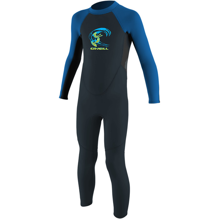 2023 O'Neill Toddler Reactor 2mm Back Zip Wetsuit 4868 - Slate / Black / Ocean